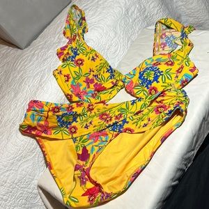 Bleu by Rod Beattie Floral Bikini sz 14 NWOT